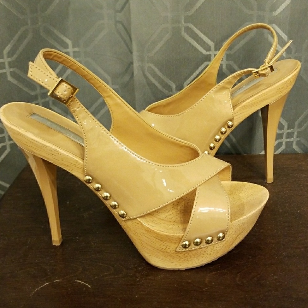 Wood heels